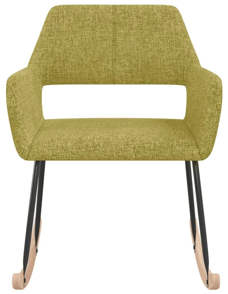 330361 vidaXL Scaun balansoar, verde, material textil