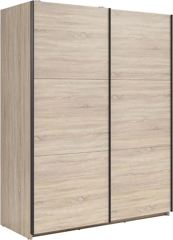 Dulap TETRIX, stejar sonoma, PAL, cu 2 usi, 154x60x196 cm