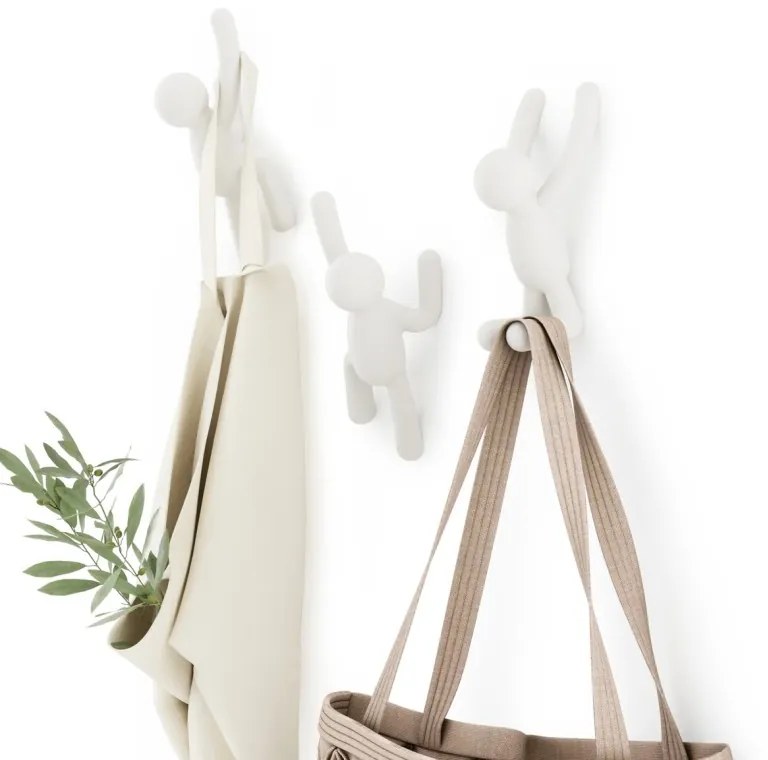 Cuier Umbra Buddy set 3 omuleti snow