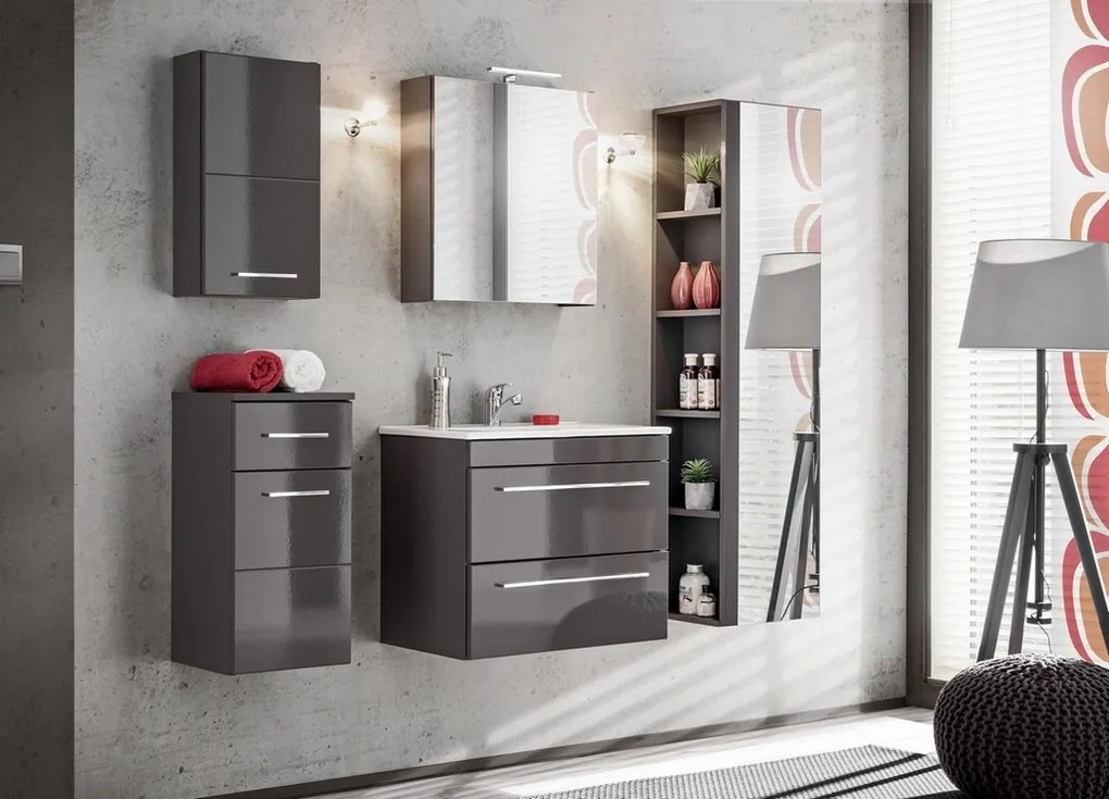 Cabinet de baie Twinkle Grey