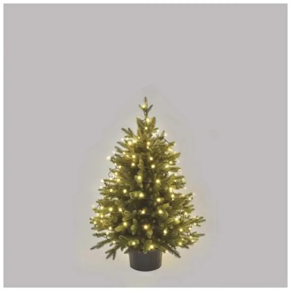 Ghirlandă luminoasă LED 13 m, 80 LED, 230 V, 8 moduri, IP44, alb cald