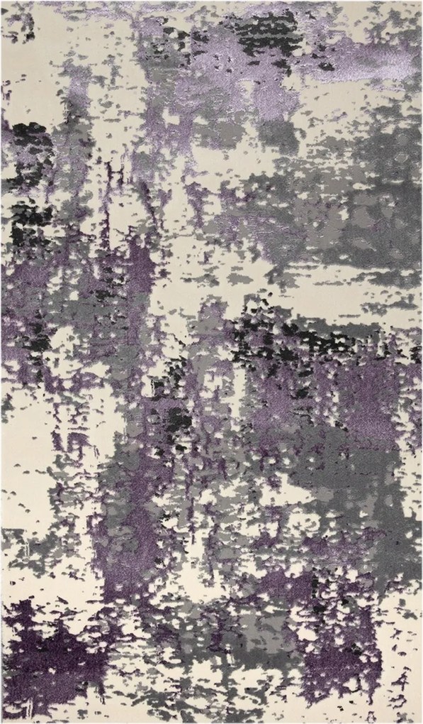 Covor Modern Living, Dormitor Dreptunghiular Milano 0566B Lila (Alege dimensiunea: 80 x 150)