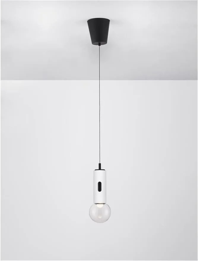 Pendul LED design minimalist CHRONOS alb
