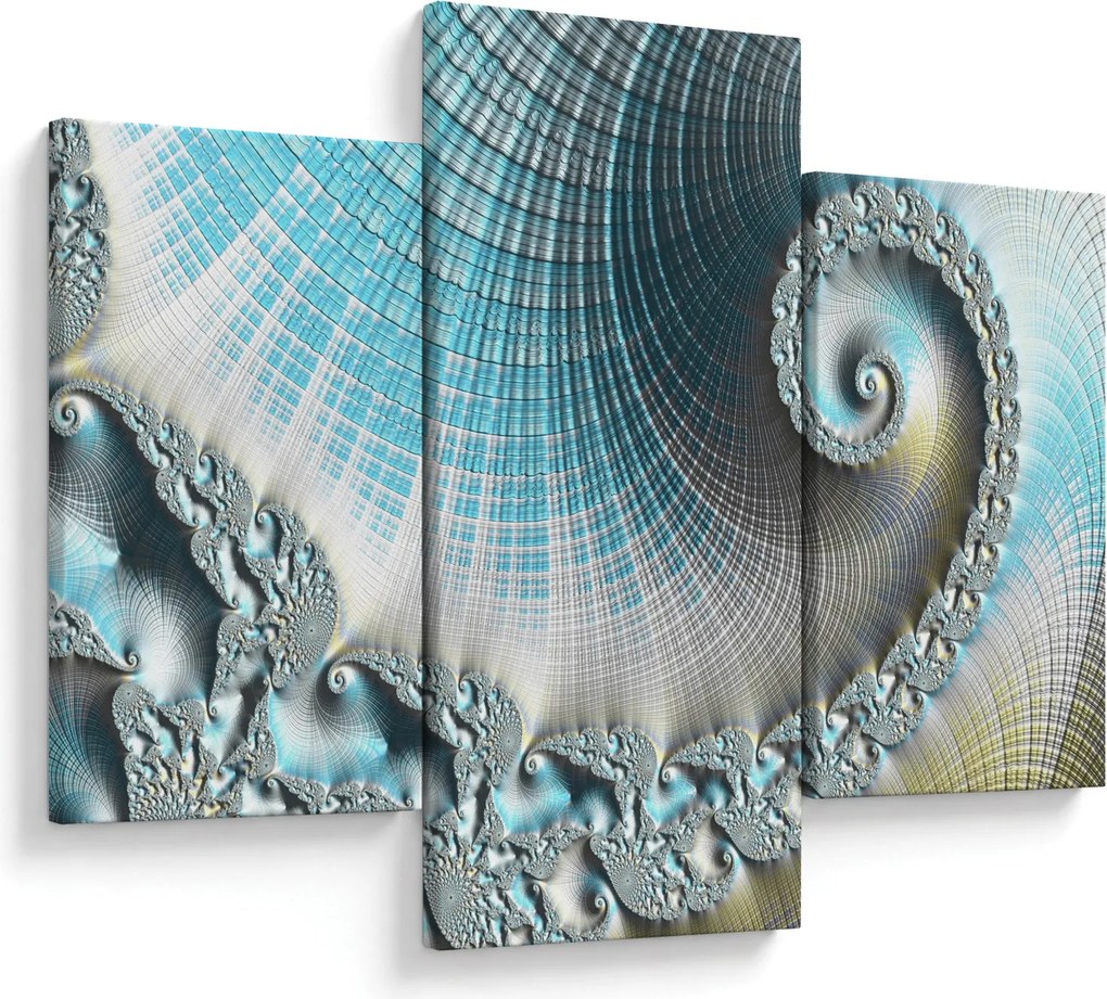 Tablou - Spirale texturate (90x60 cm)