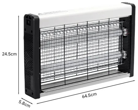 Brilagi - Capcană electrică pentru insecte 2xUV/18W/230V pentru 100 m2