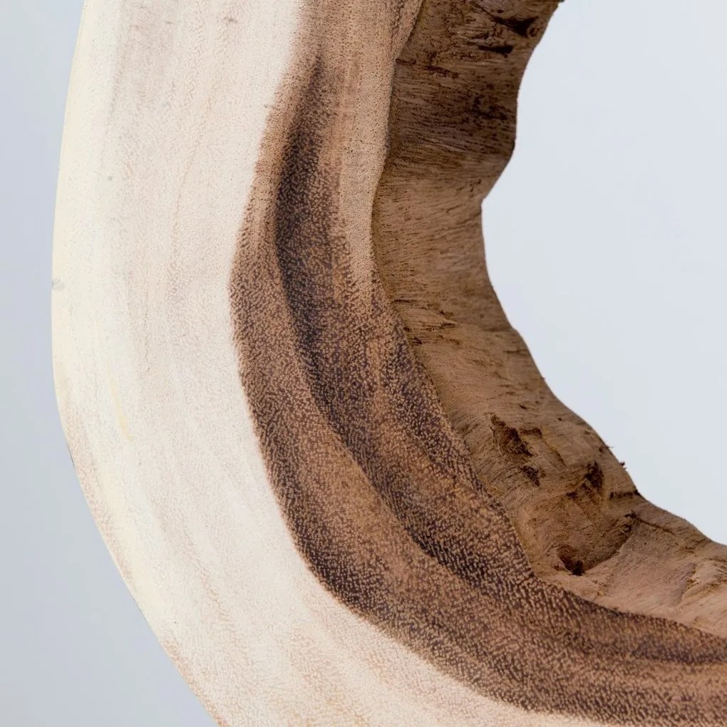 Veioza/Lampa de masa lemn stil rustic NATHAN