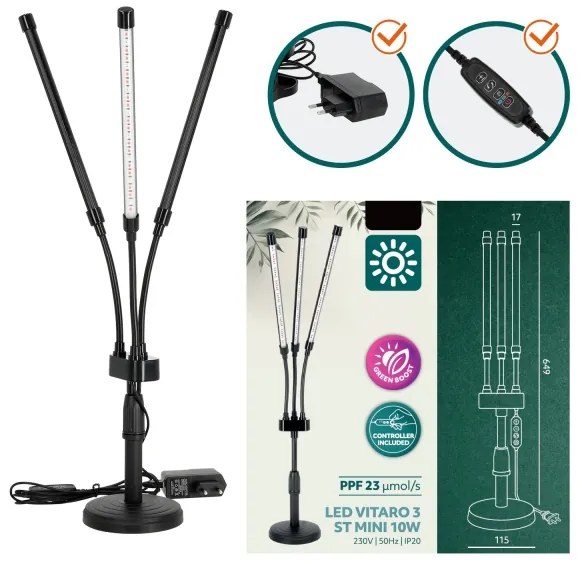 Lampă LED dimabilă pentru creșterea plantelor Brilagi VITABLOOM 3xLED/10W/230V