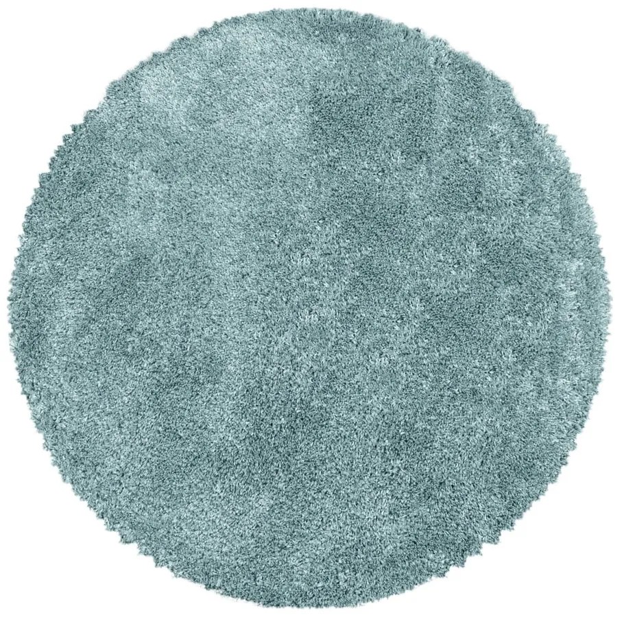 Covor albastru rotund ø 200 cm Fluffy – Ayyildiz Carpets