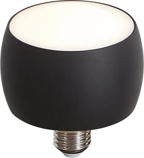 Bec decorativ LED E27 negru 6W 370 lm 3000K