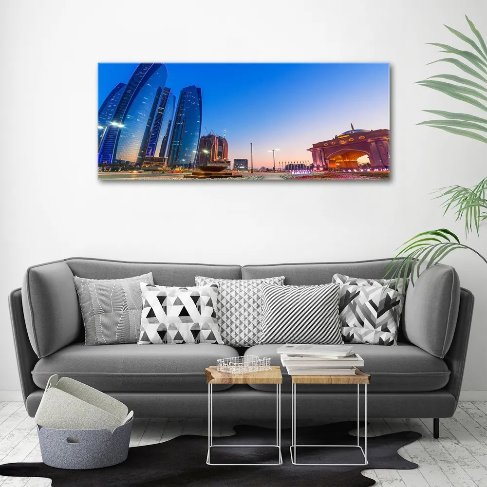 Tablou canvas Străzile din abu dhabi