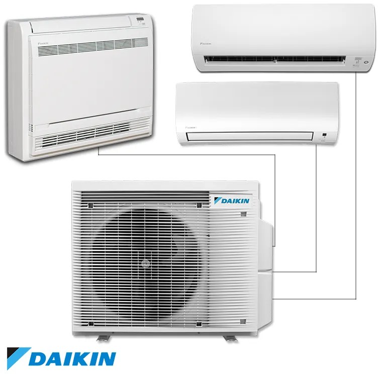 Unitate exterioara pentru sistem multi-split Daikin 3MXM40A, 14000 BTU, 28 m², Pana la 3 unitati interioare, A+++/A++, R-32, Alb