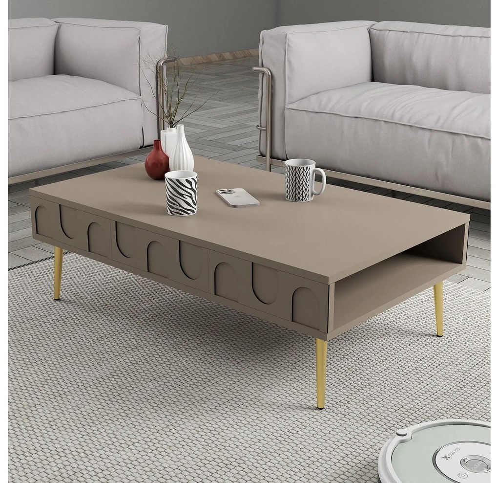 Măsuță de cafea Bipemu 1 (atlas + auriu) . 1093322