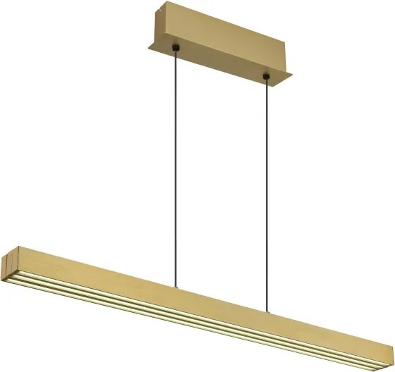 Globo 17016G - LED cu reglare prin atingere, lustra pe cablu ETHAN 39W/230V 2700/4000/6000K alamă