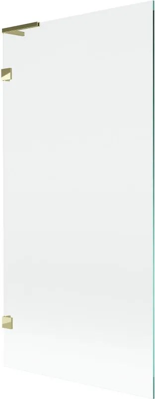 Mexen Lunar L paravan baie cu un panou 90 x 150 cm, transparent, auriu - 897L-090-000-50-00