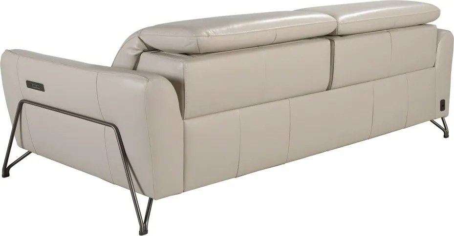 Canapea 3 locuri design italian, Functia Relax, Cowhide sand