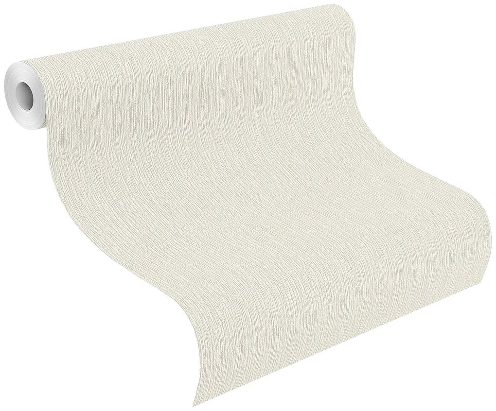 Tapet Rasch ROCKNROLLE uni alb 10,05 x 0,53 m