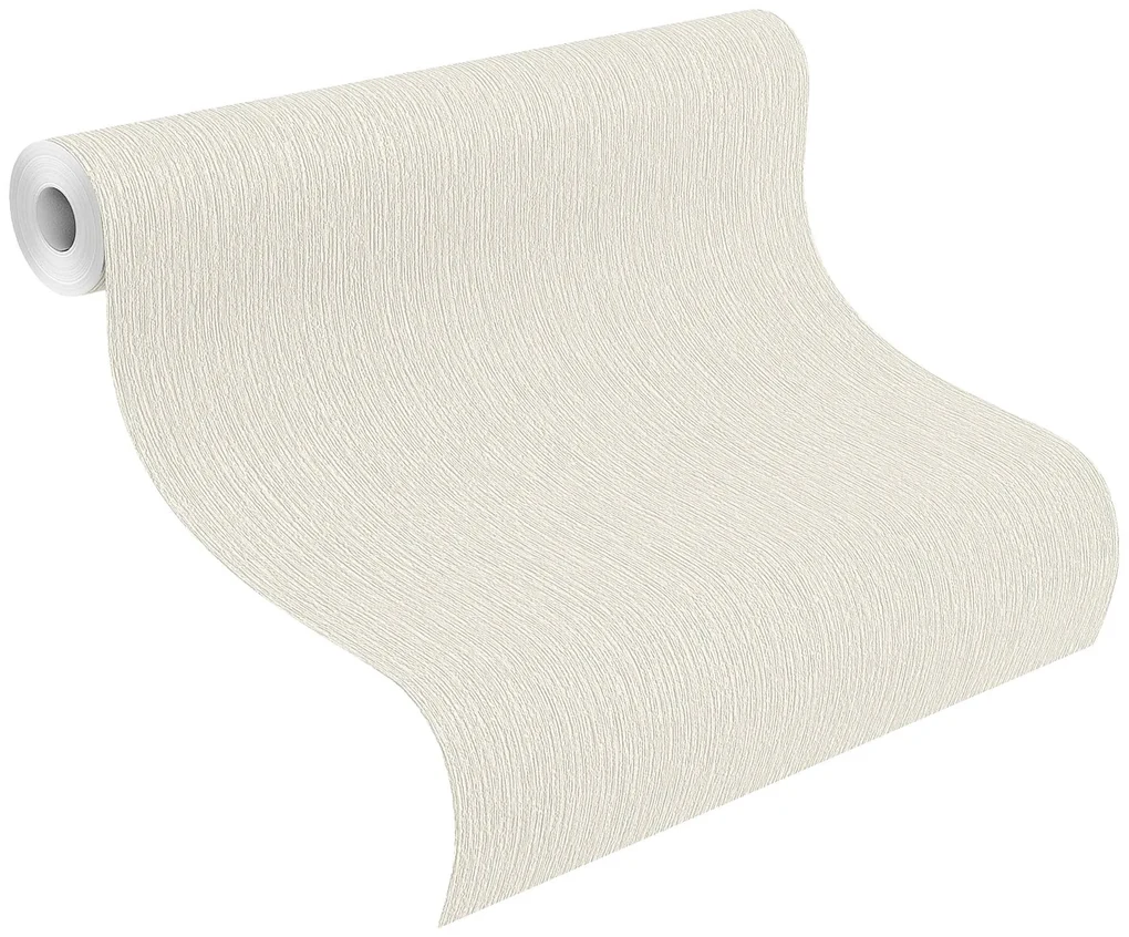 Tapet Rasch ROCKNROLLE uni alb 10,05 x 0,53 m