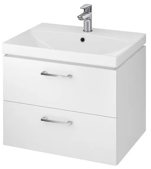 Cersanit S801-142-DSM - Dulap suspendat pentru baie cu lavoar LARA CITY 60, alb