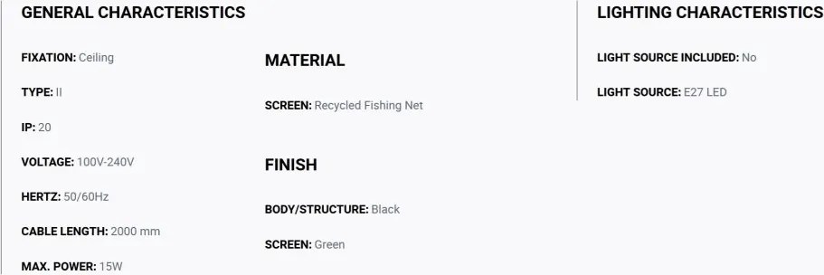 Lustra/ Pendul design decorativ MAR H26cm verde