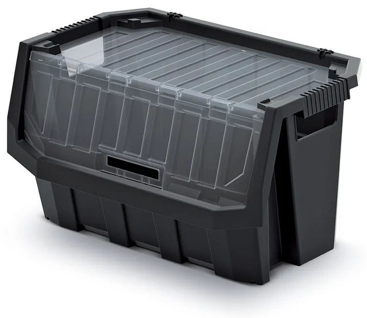 Cutie de depozitare cu blocare 39,6 x 29 x 28 cm, neagra