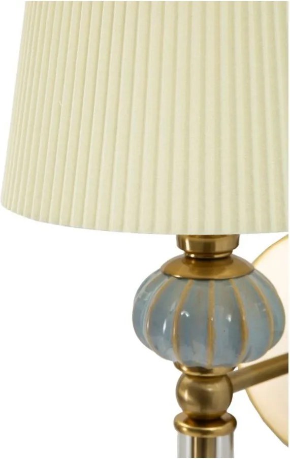 Aplică de perete albă-aurie Warsaw – Mauro Ferretti