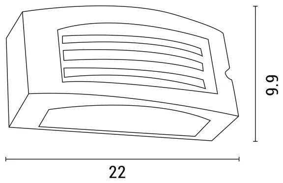 Aplică de exterior 1xE27/10W/230V IP54 negru