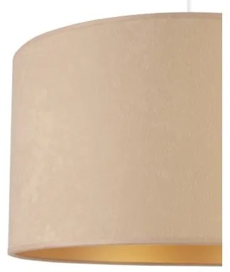 Lustră pe cablu Duolla ROLLER 1xE27/40W/230V d. 40 cm bej