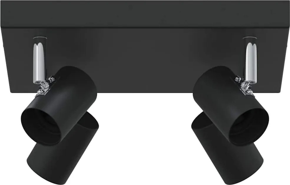 vidaXL Spot de tavan Negru 26,5 x 26 x 11,5 cm Metal