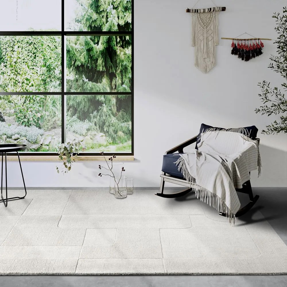Covor crem țesut manual din lână 120x170 cm Charlotte – Villeroy&amp;Boch
