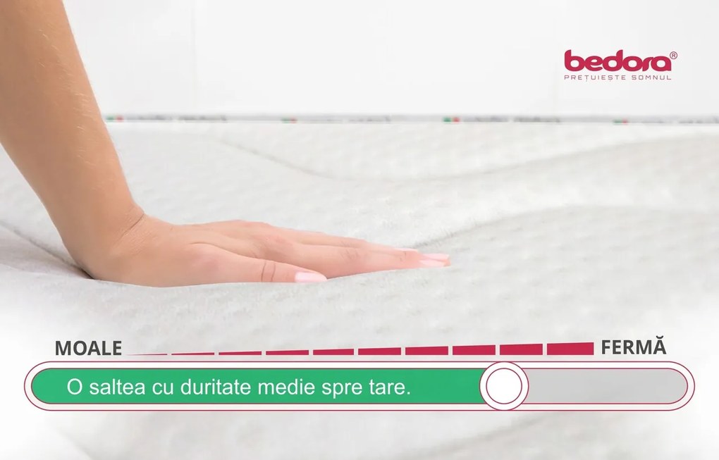 Saltea ortopedica, Bedora, Hotel Line 5 Memory, 160x200 cm, H 23 cm