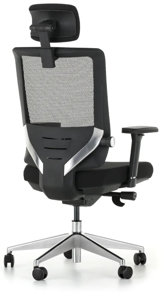 Scaun de birou Ergolux, negru