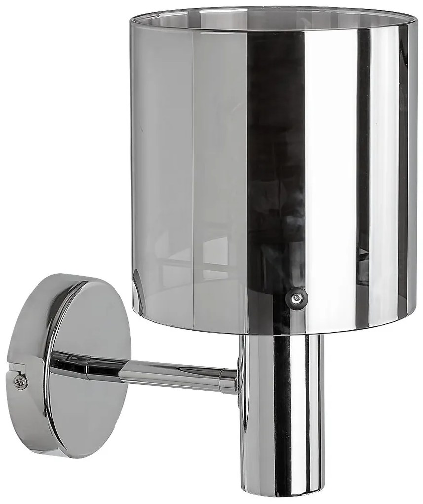 Aplica de perete design modern Donati crom/fumuriu