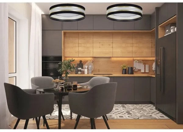 Plafonieră LED dimabilă SMART CORAL LED/24W/230V Wi-Fi Tuya negru + telecomandă