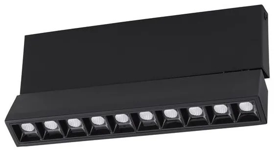 Spot LED aplicat ajustabil PAD 15W negru