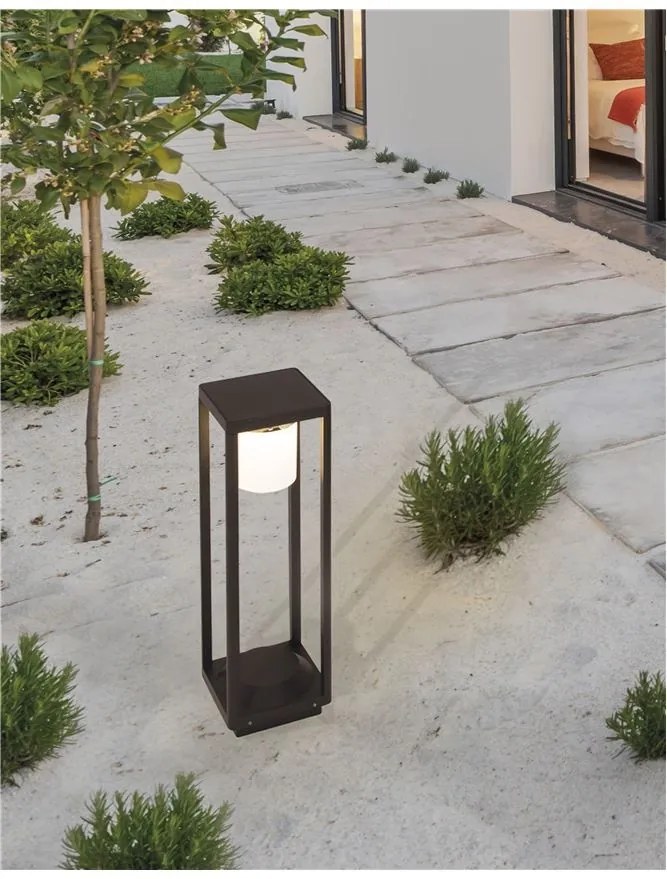 Stalp LED solar de exterior cu senzor miscare IP65 LOVETO H-50cm