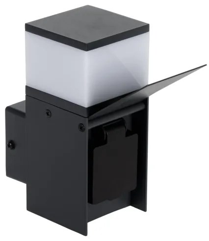Aplică de exterior cu priză Kanlux 38761 DASTEN 1xG9/11W/230V IP44 negru