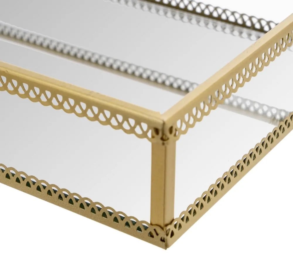 Tăvi decorative 2 buc. din metal 14x24 cm – Casa Selección