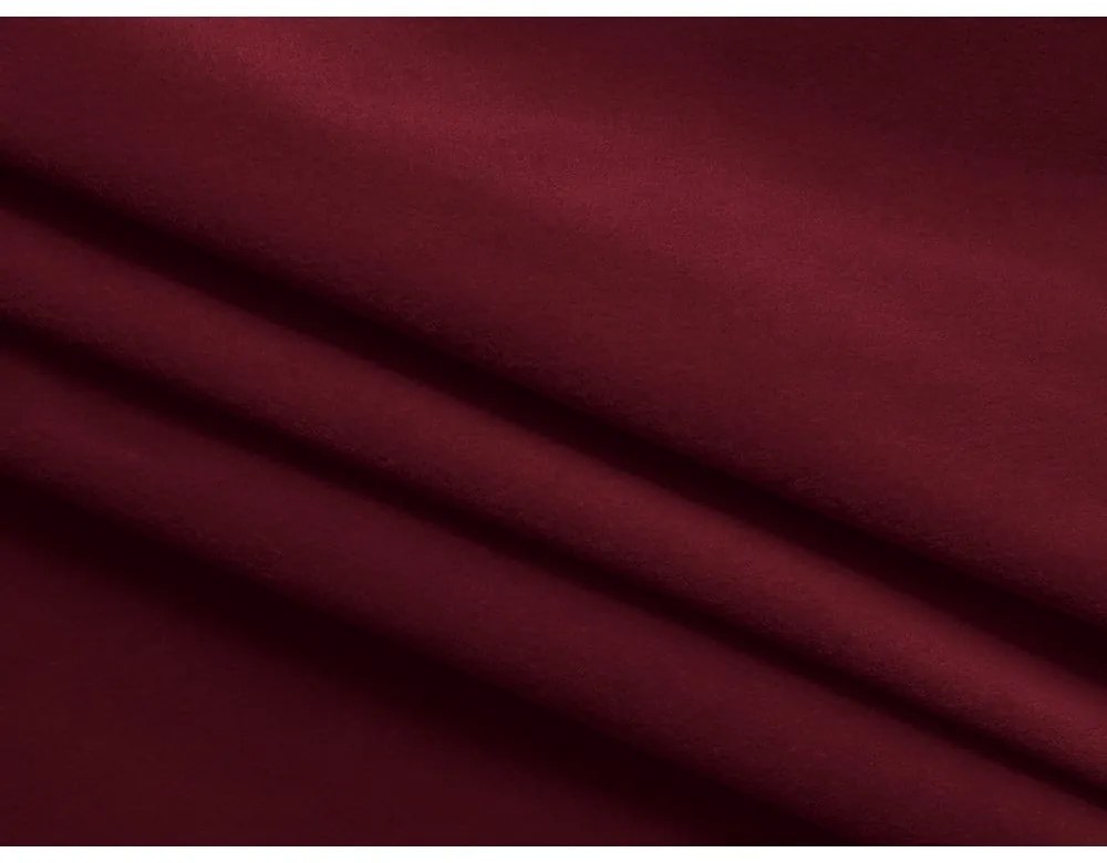 Fotoliu burgundy cu tapițerie din catifea Ekahi – Makamii