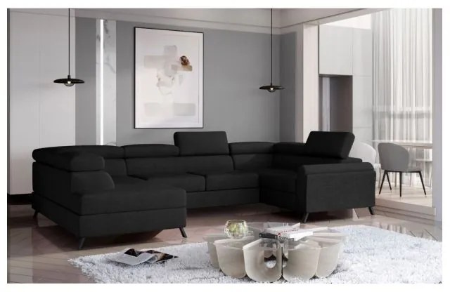 Colțar Escada 336cm negru