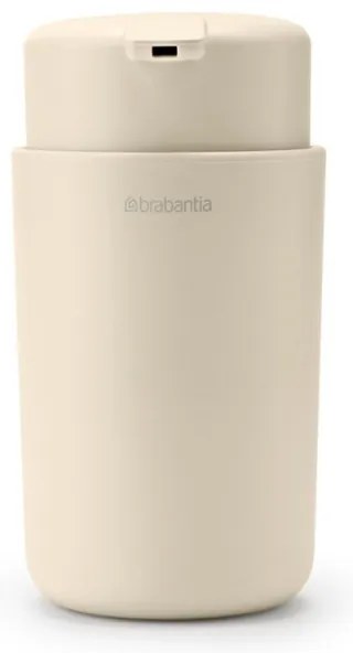 Dozator pentru sapun lichid Brabantia ReNew 1006264, 250 ml, Baza antiderapanta, Fara picurare, Bej