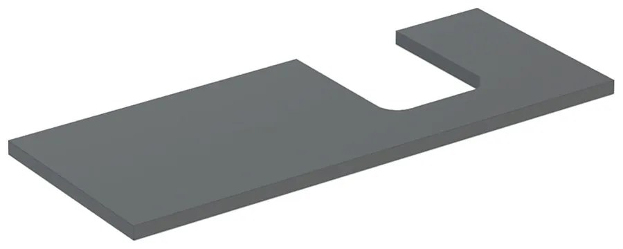 Blat pentru lavoar Geberit One cu decupaj in dreapta 120 cm lava mat