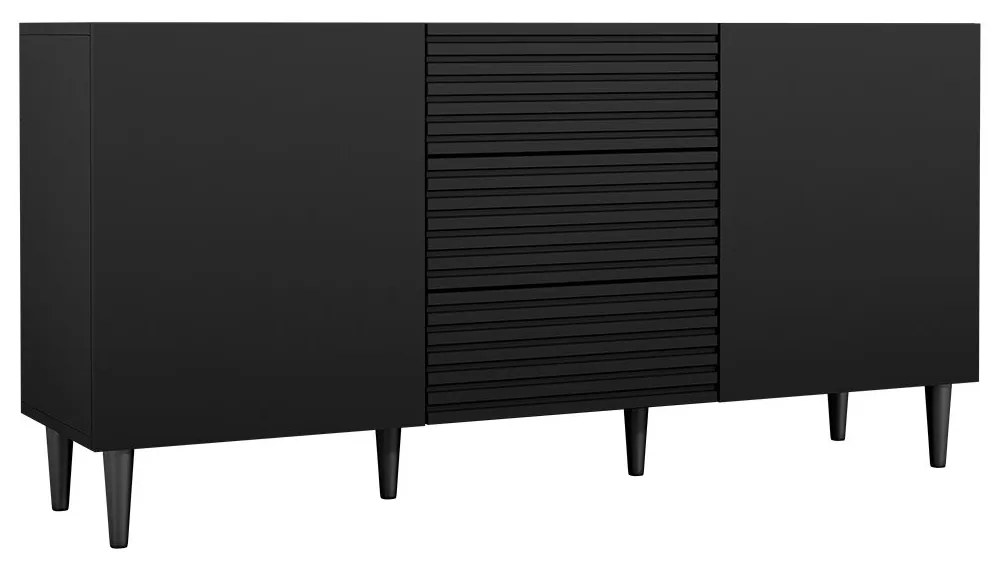 Comodă Sarlana 2D3SZ (Negru) . 1103683