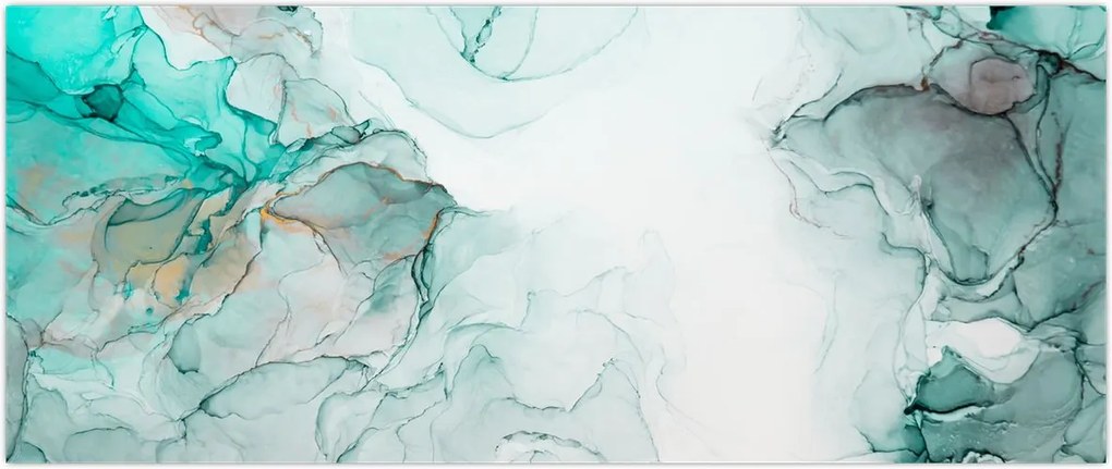 Tablou - Abstract din cerneală 2 (120x50 cm)