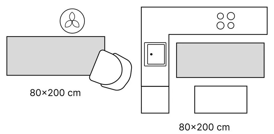 Covor tip traversă maro deschis țesut manual din lână 80x200 cm Francois – Villeroy&amp;Boch