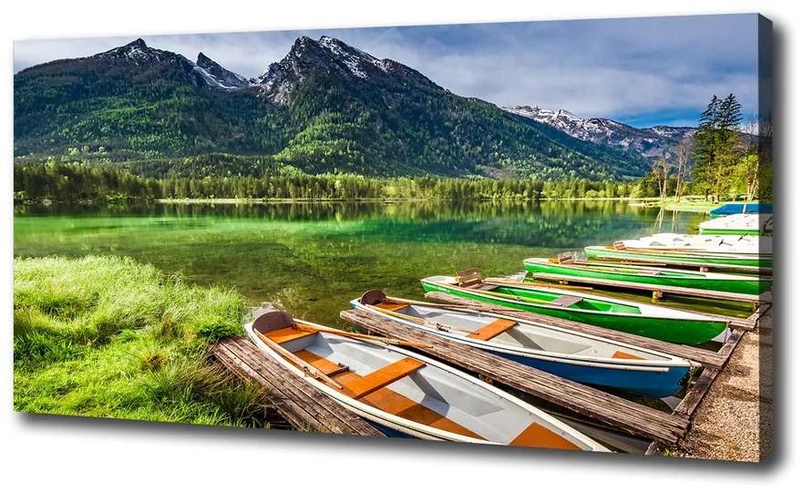 Tablou canvas Barci pe lac