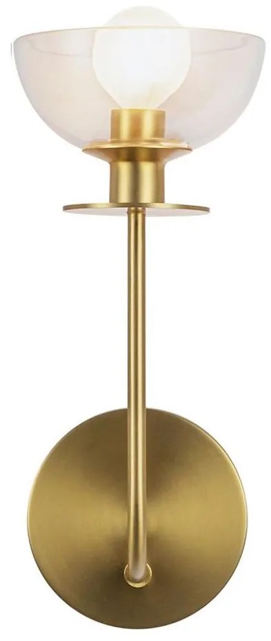 Alora Mood ALM-SYLVIA-1WB-BG-CL - Aplica de perete SYLVIA, 1xE14/40W/230V, aurie