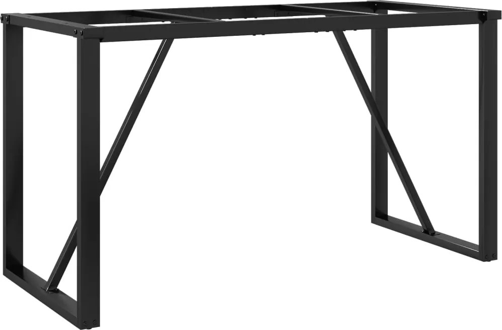 vidaXL Picioare masă de sufragerie O-Frame 140x60x73 cm Oţel