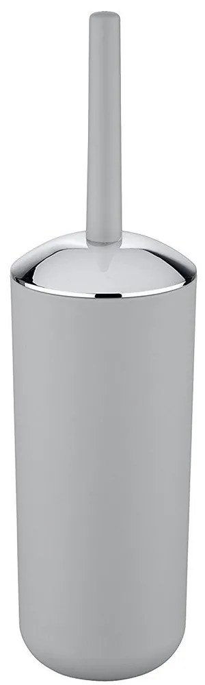 Recipient pentru perie BRASIL + perie WC, WENKO, gri