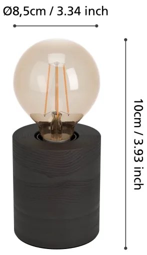 Lampă de masă TURIALDO 1xE27/28W/230V Eglo 900334