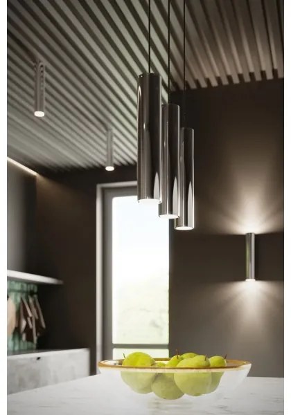 Lustră pe cablu Sollux SL.1204 LAGOS 1xGU10/10W/230V crom